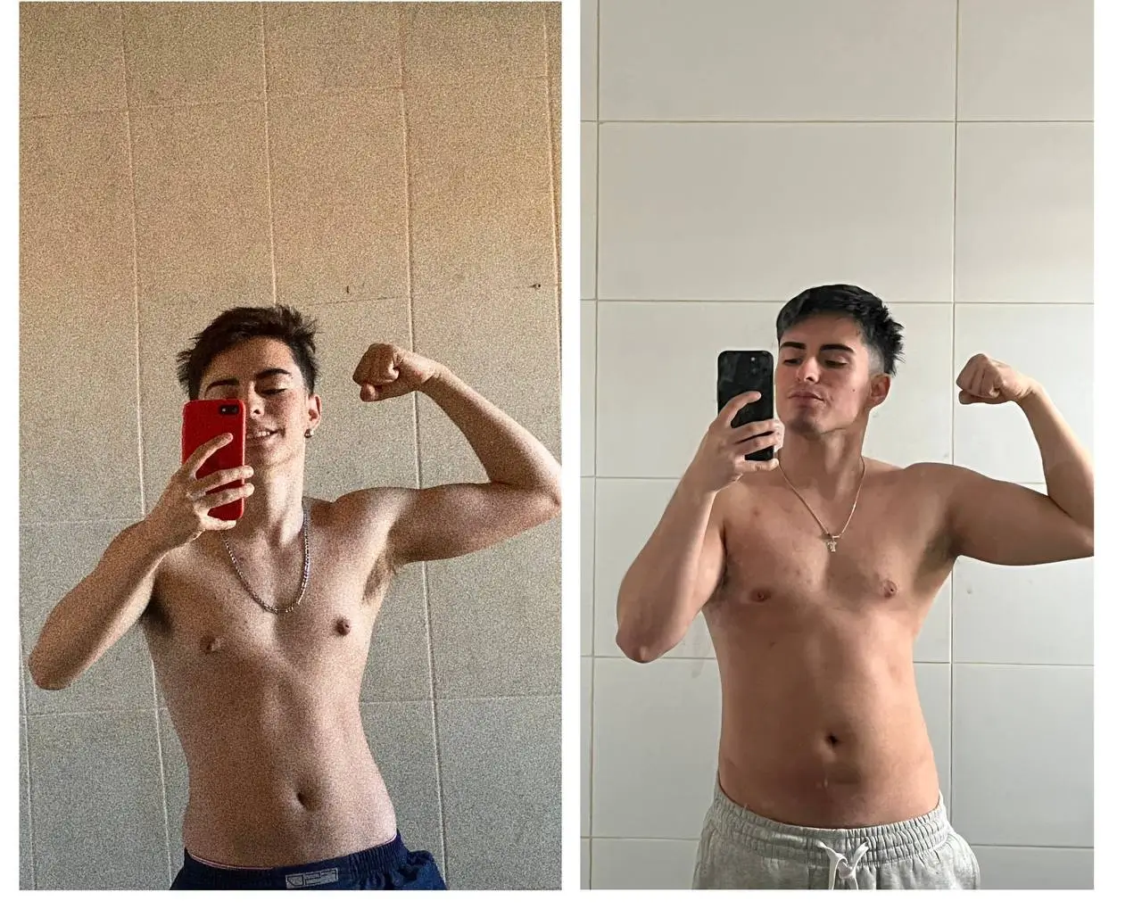 Valentin Donoso antes y después con Herbalife